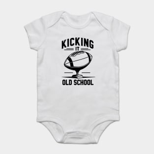 Kicking it Old School Baby Bodysuit